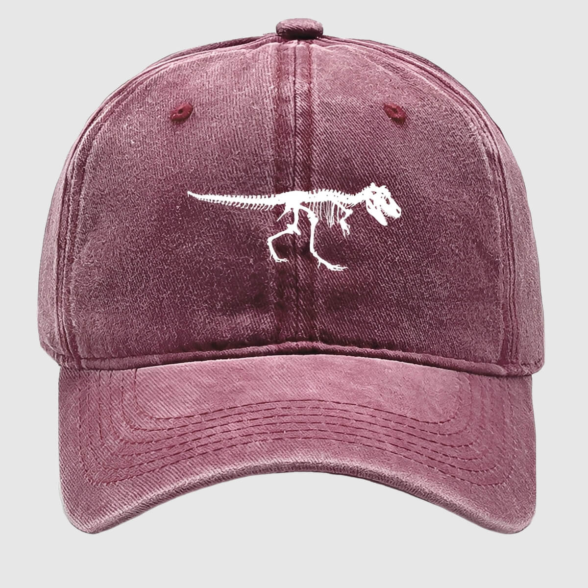 Casquette dinosaure squelette – rétro et décalée