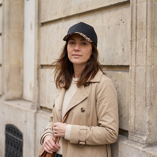 Casquette femme imprimé léopard – audacieuse et facile à porter