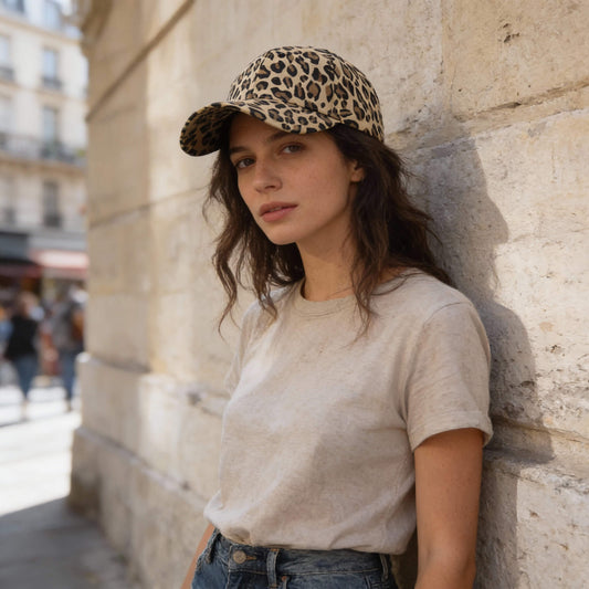 Casquette léopard femme – hip hop et casual