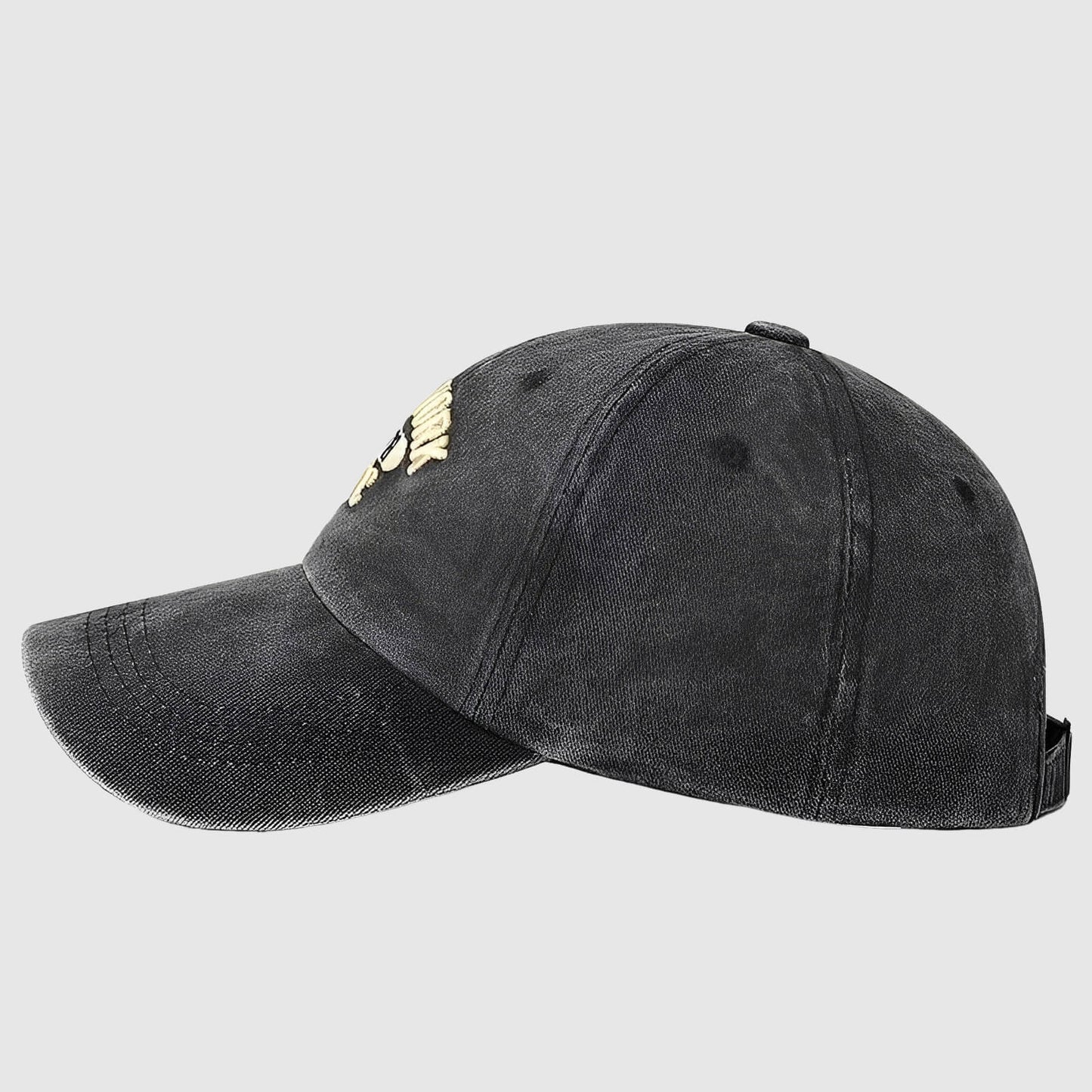 Casquette lettre américaine – coton lavé, style décontracté