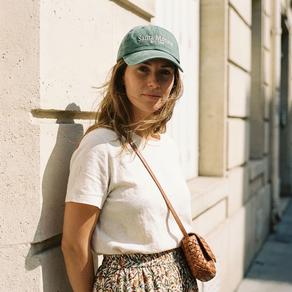 Casquette lettre brodée – style urbain et tendance