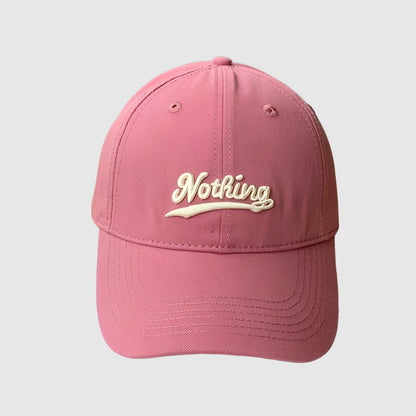 Casquette lettre brodée – visière casual pour tous les jours