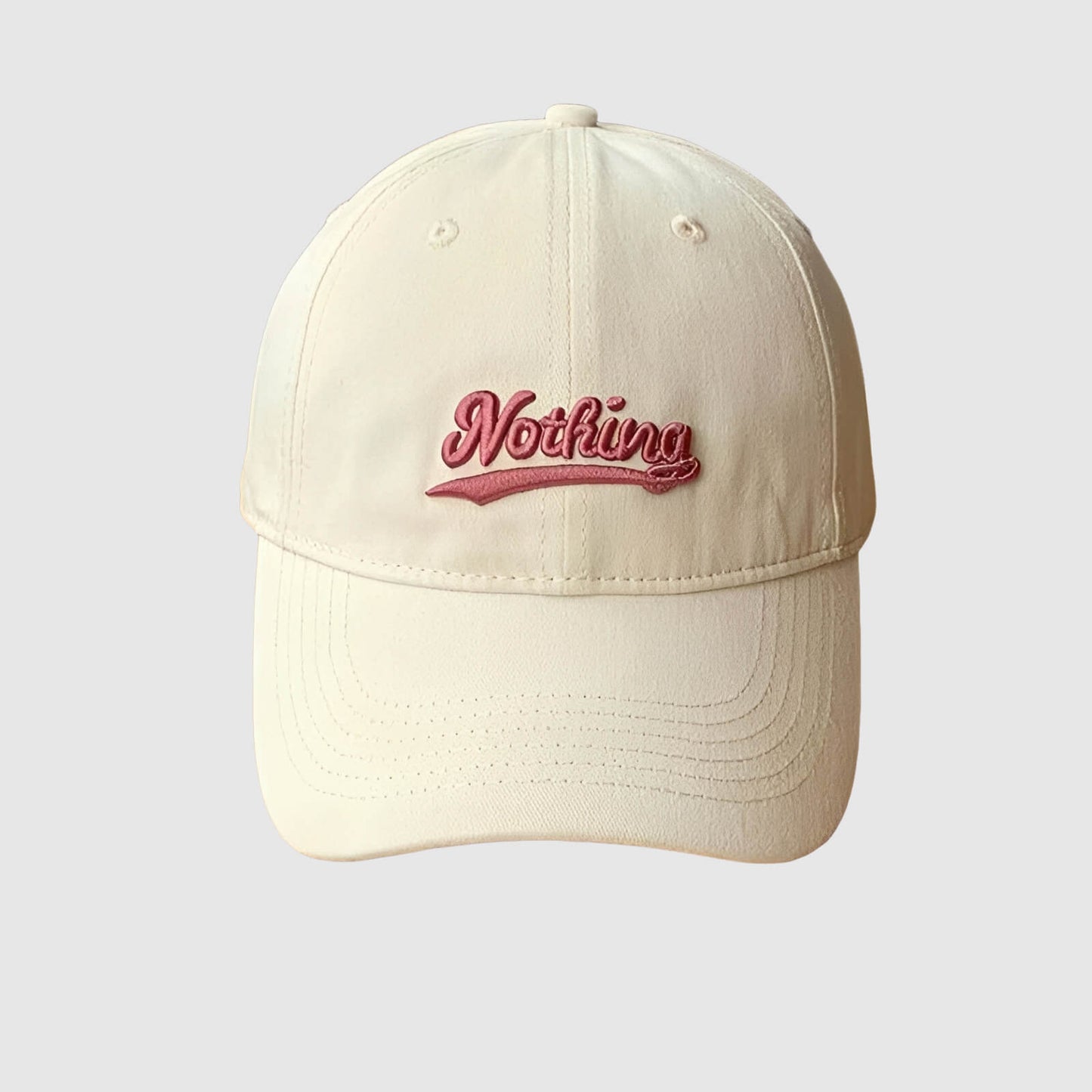 Casquette lettre brodée – visière casual pour tous les jours