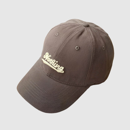 Casquette lettre brodée – visière casual pour tous les jours
