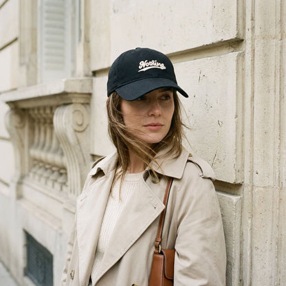 Casquette lettre brodée – visière casual pour tous les jours