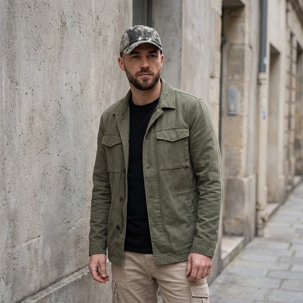 Casquette militaire – camouflage tactique