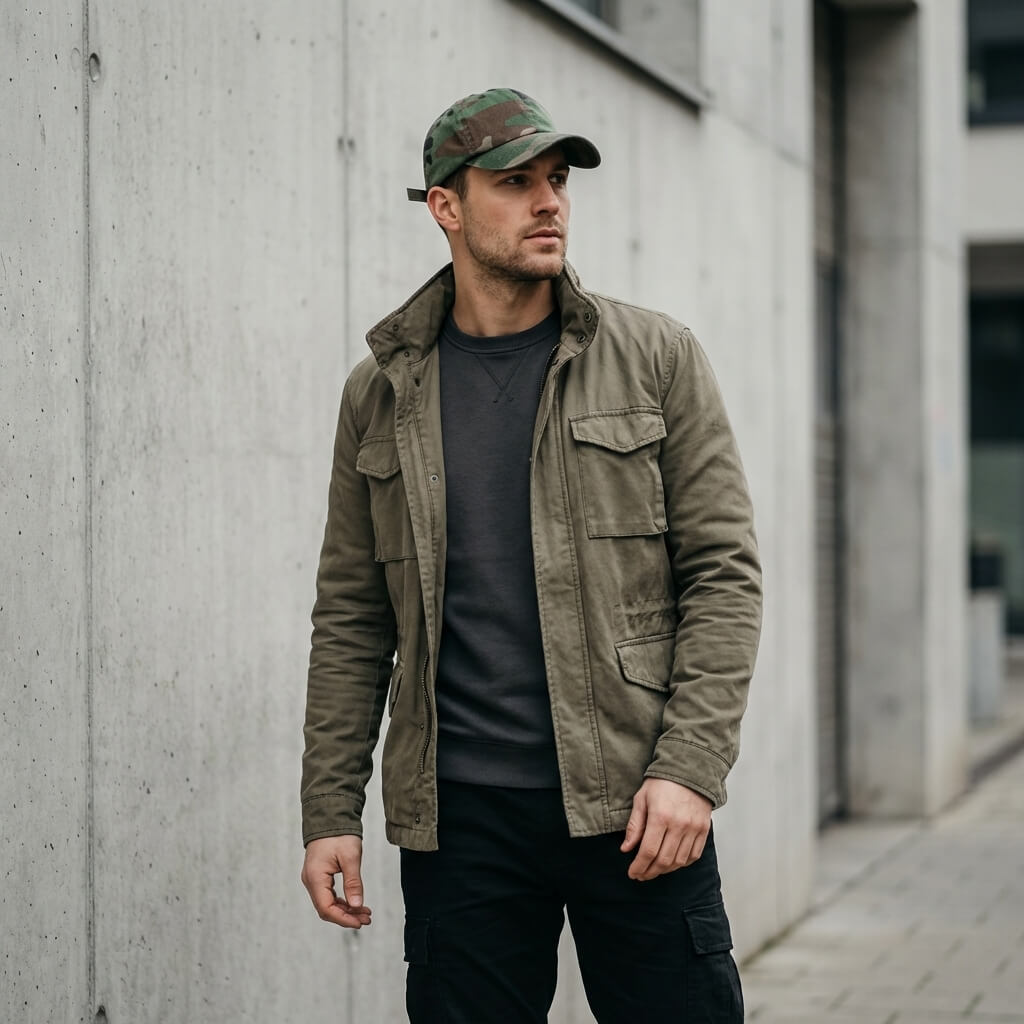 Casquette militaire – camouflage tactique