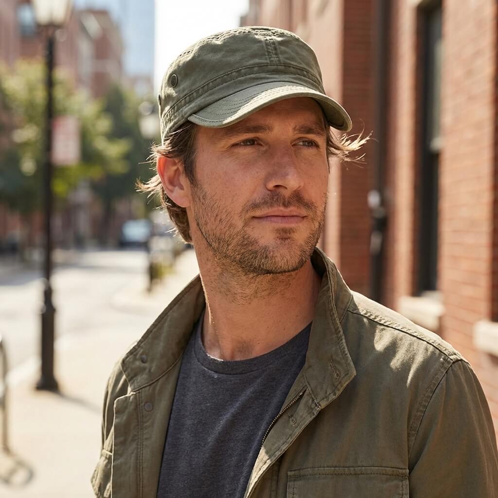 Casquette militaire homme – coton délavé, unis & camouflages