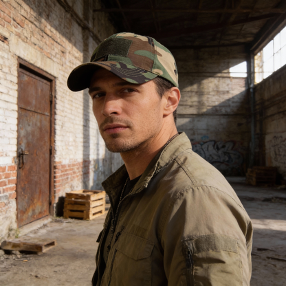 Casquette militaire – mesh respirant et style tactique