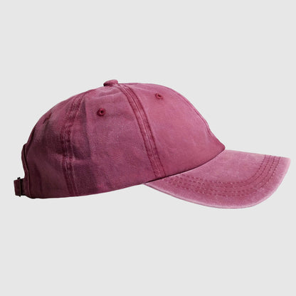 Casquette queue de cheval – coton lavé et style décontracté