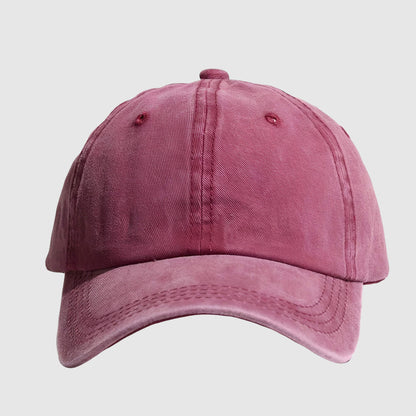 Casquette queue de cheval – coton lavé et style décontracté
