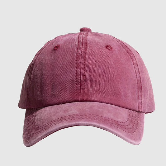 Casquette queue de cheval – coton lavé et style décontracté