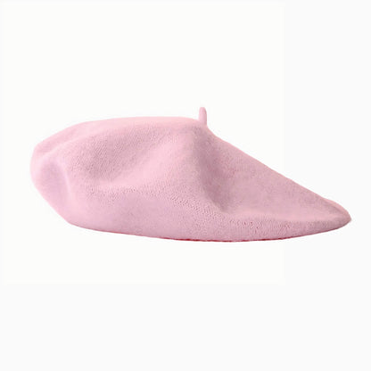 Béret basque en laine pour femme au charme vintage