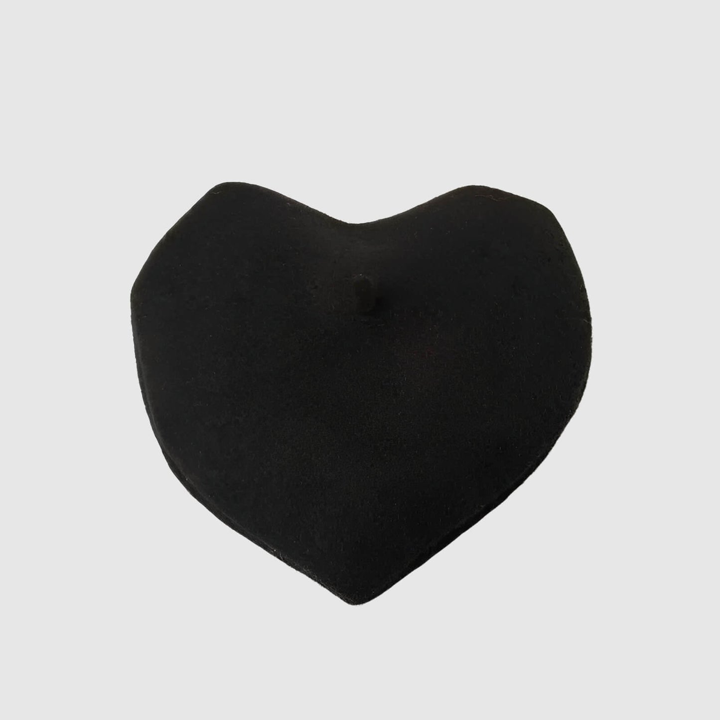 Béret en laine forme de cœur pour femme