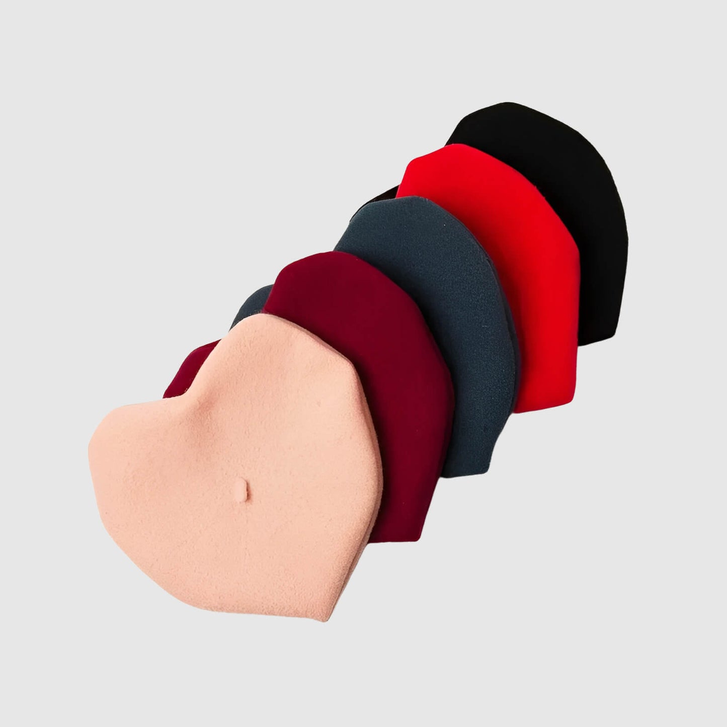 Béret en laine forme de cœur pour femme