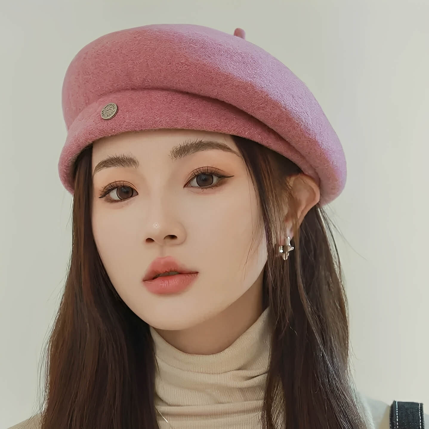 Béret en laine pour femme au charme rétro