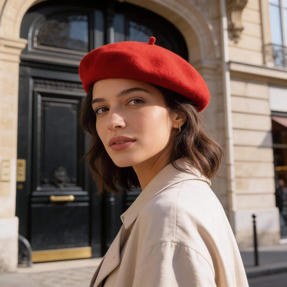 Béret en laine pour femme – L’élégance intemporelle de l’hiver