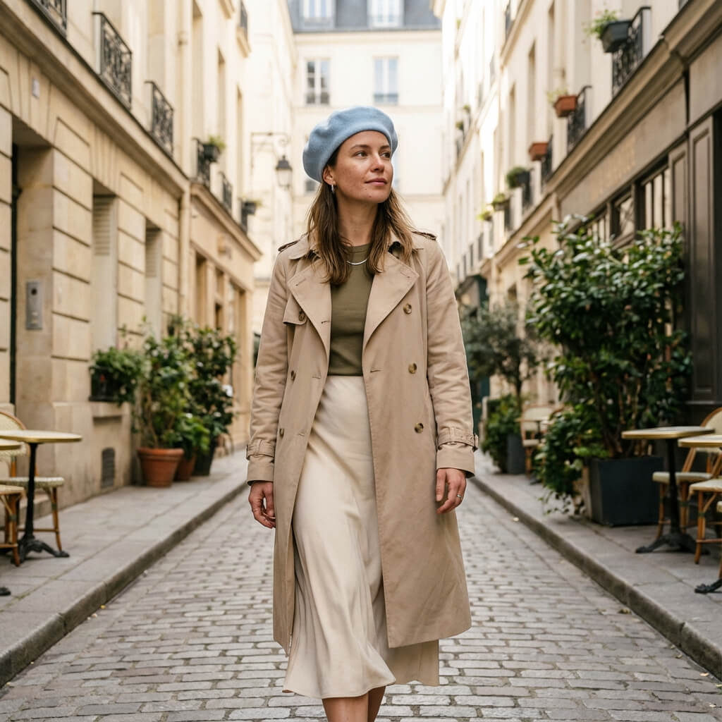 Béret en laine pour femme – L'élégance parisienne