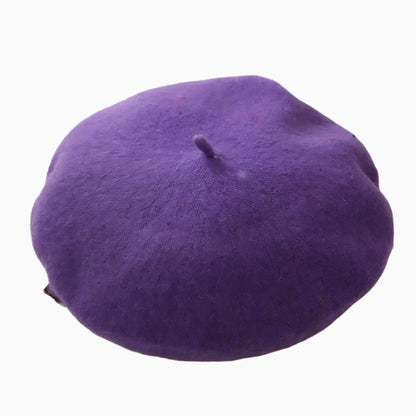 Béret en laine pour femme – Teintes douces