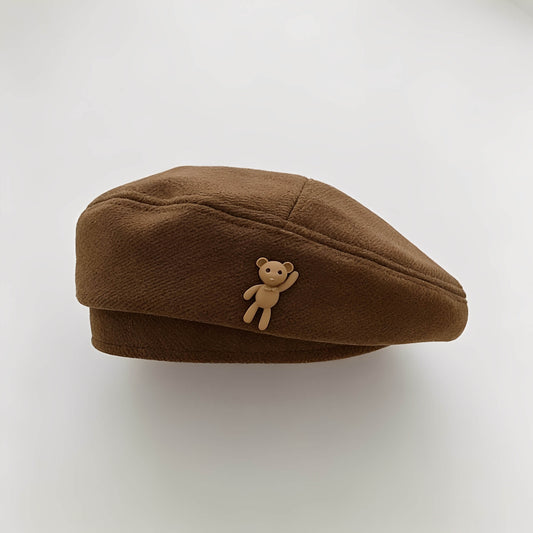Béret ours pour femme au style artiste français