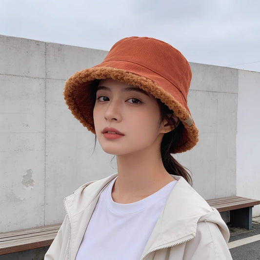 Bob d’hiver doublé peluche pour femme