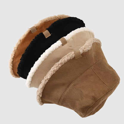 Bob d’hiver doublé peluche pour femme