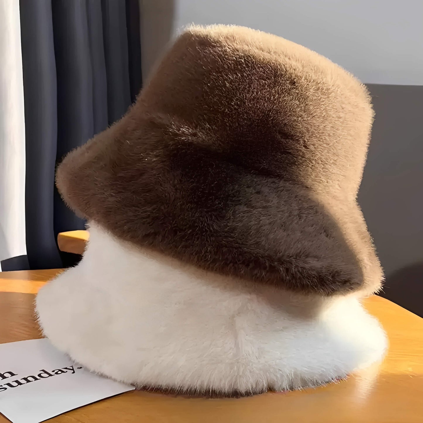 Bob fourrure peluche pour femme