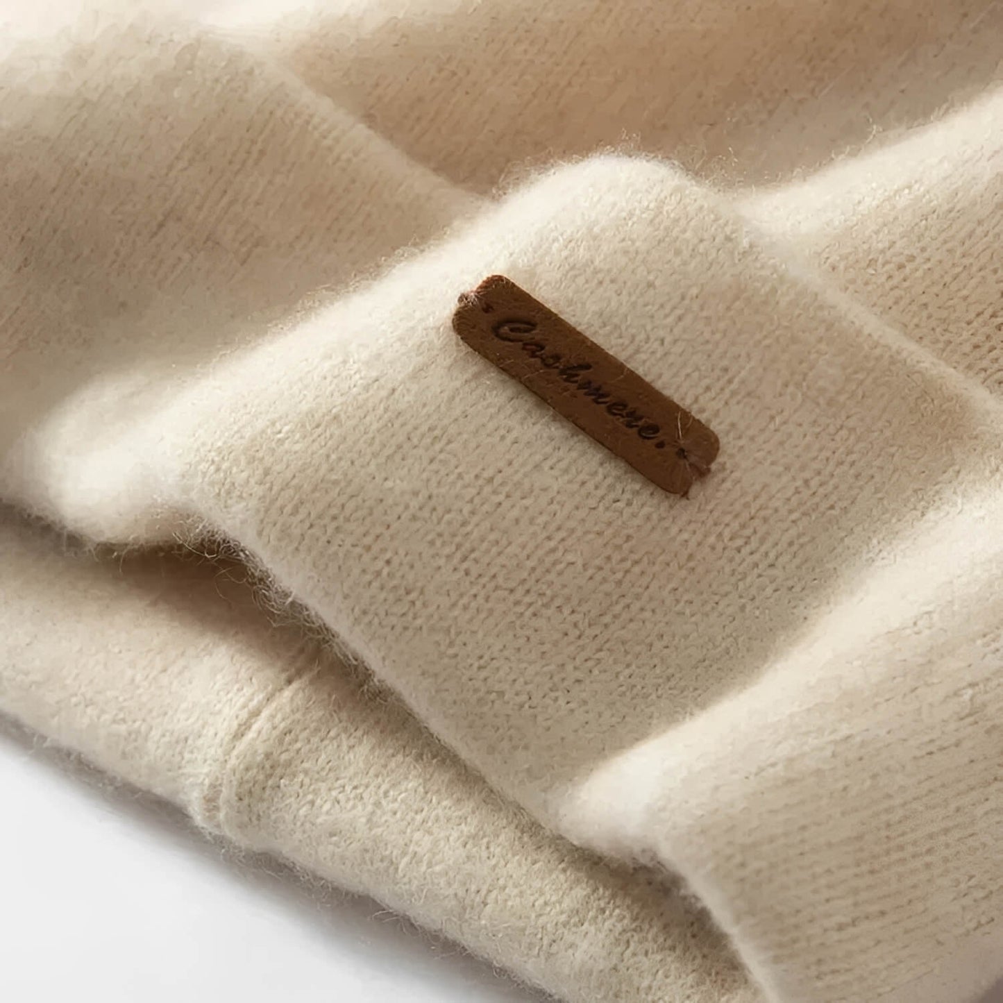 Bonnet cachemire unisexe double épaisseur