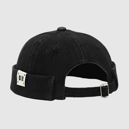 Bonnet docker en denim – style street rétro unisexe