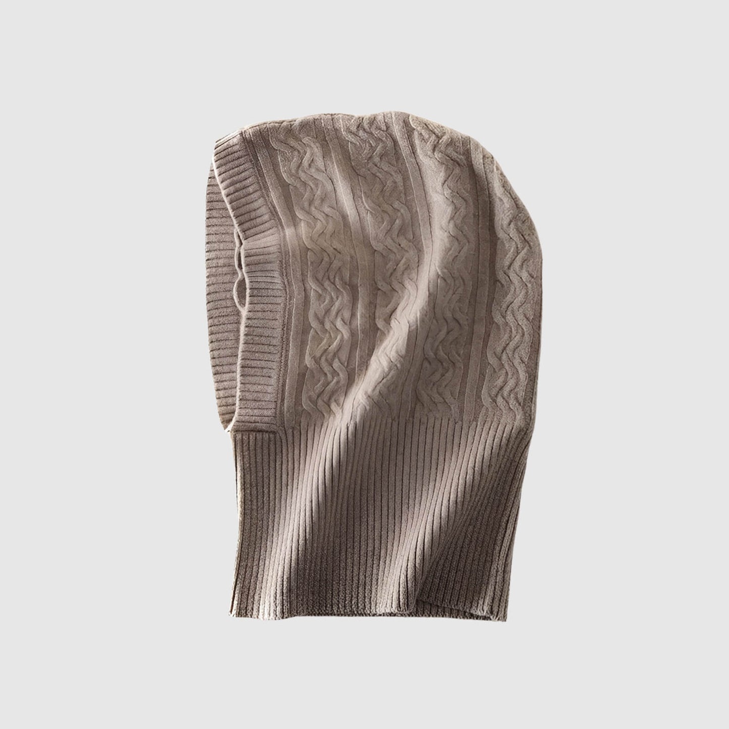 Bonnet écharpe femme hiver torsadé