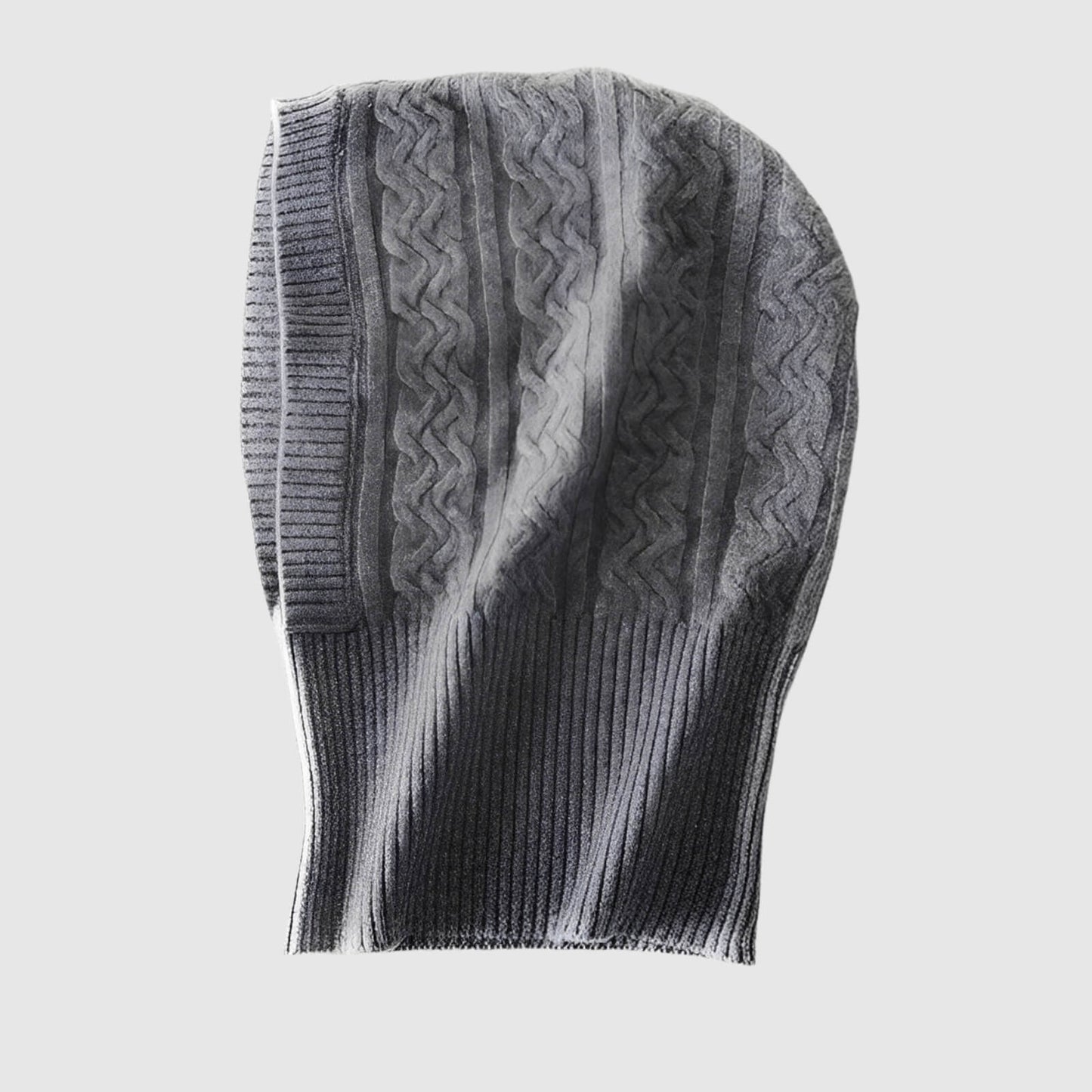 Bonnet écharpe femme hiver torsadé