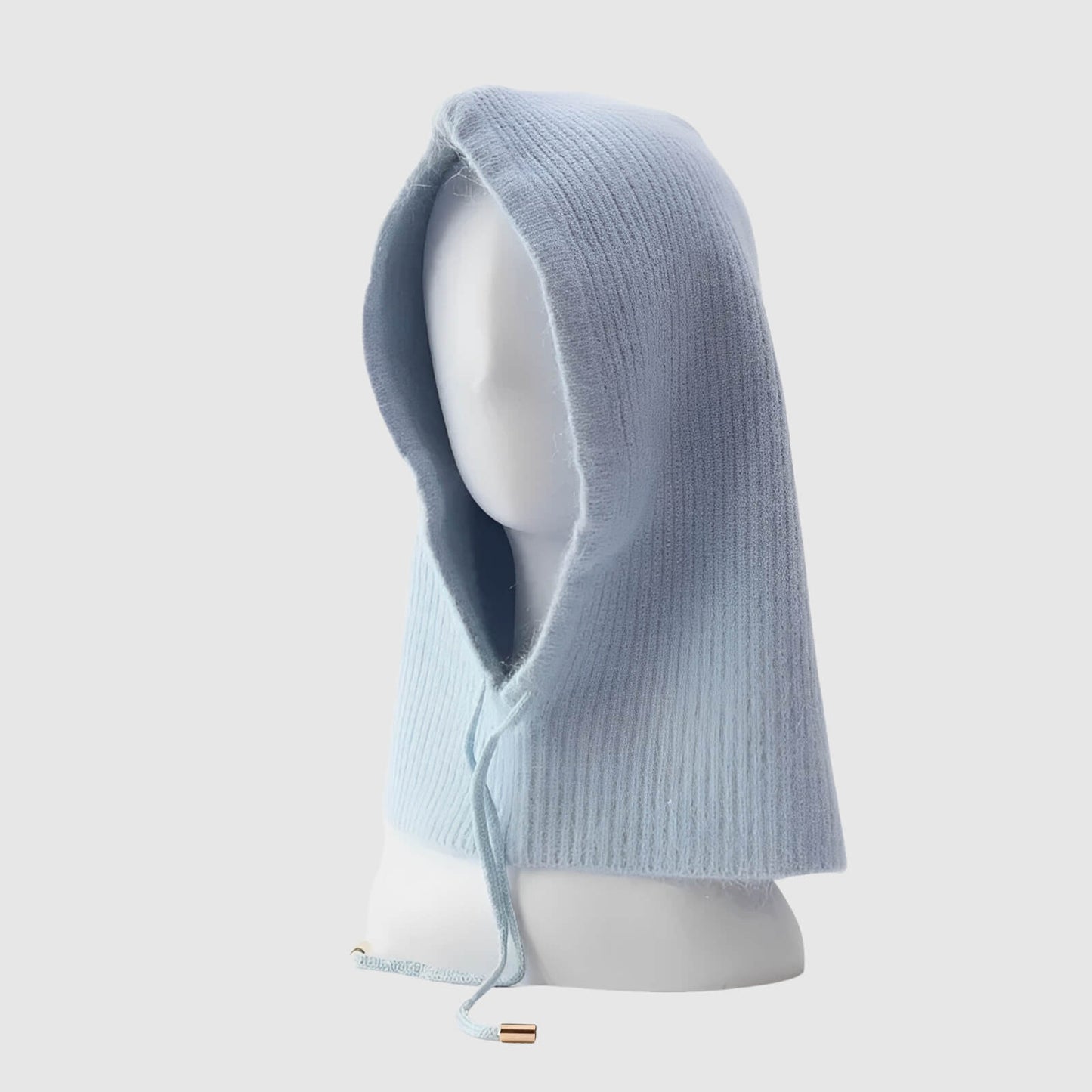 Bonnet écharpe chaud pour femme en maille douce