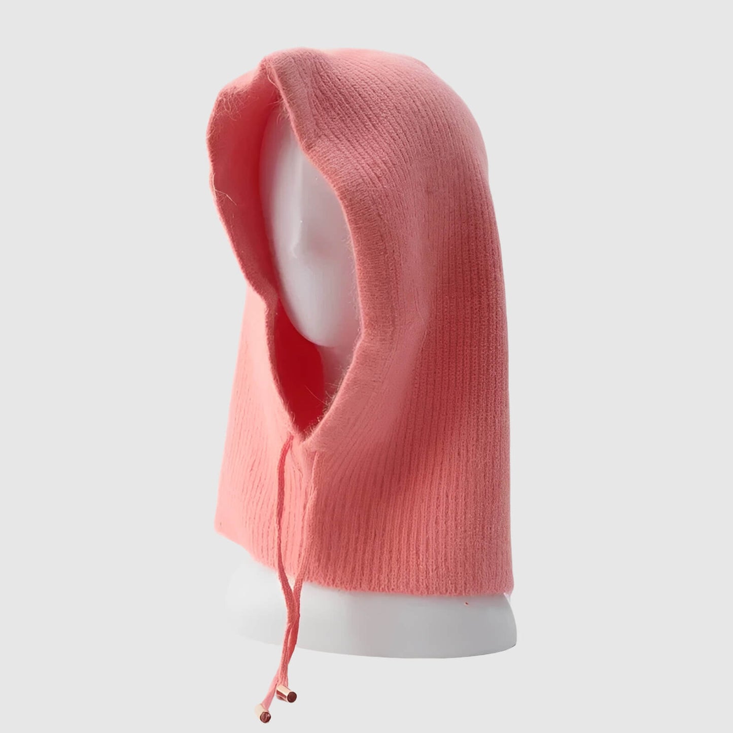 Bonnet écharpe chaud pour femme en maille douce