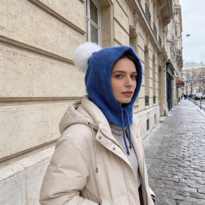Bonnet écharpe femme hiver doux et chaud