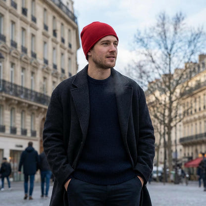 Bonnet en cachemire unisexe – chaleur raffinée et confort absolu