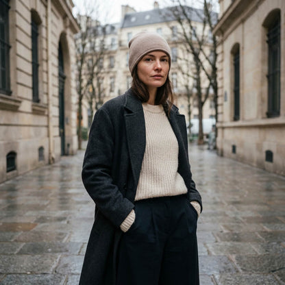 Bonnet en cachemire unisexe – chaleur raffinée et confort absolu