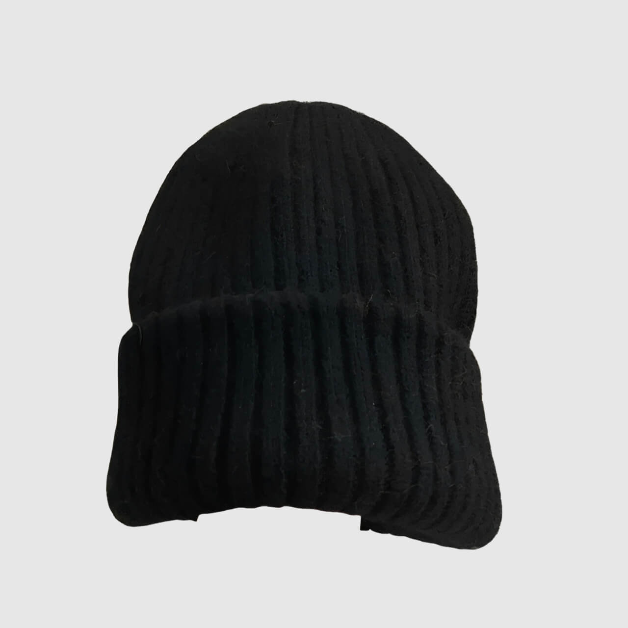 Bonnet en laine femme hiver à double épaisseur