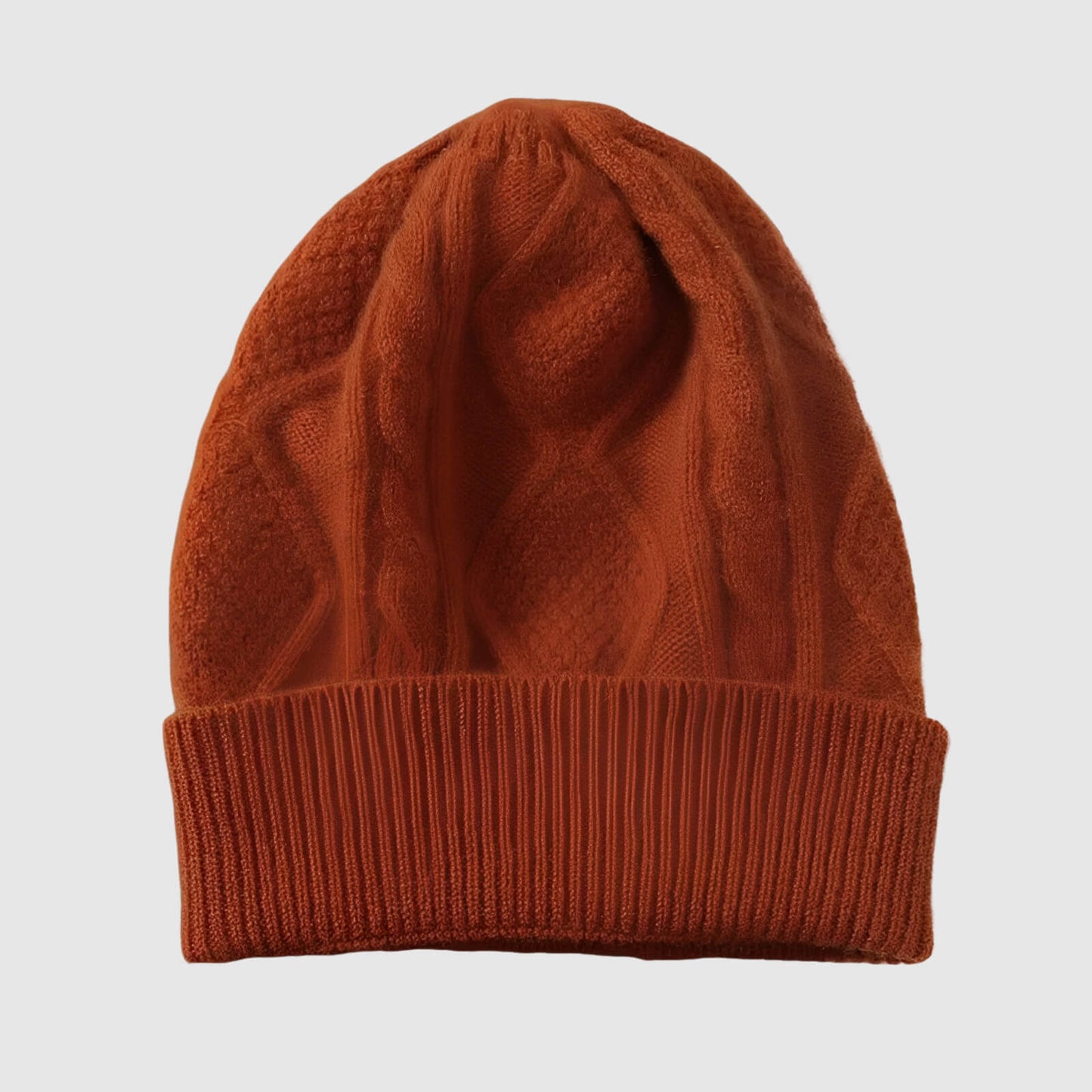 Bonnet en laine pour femme motif losange