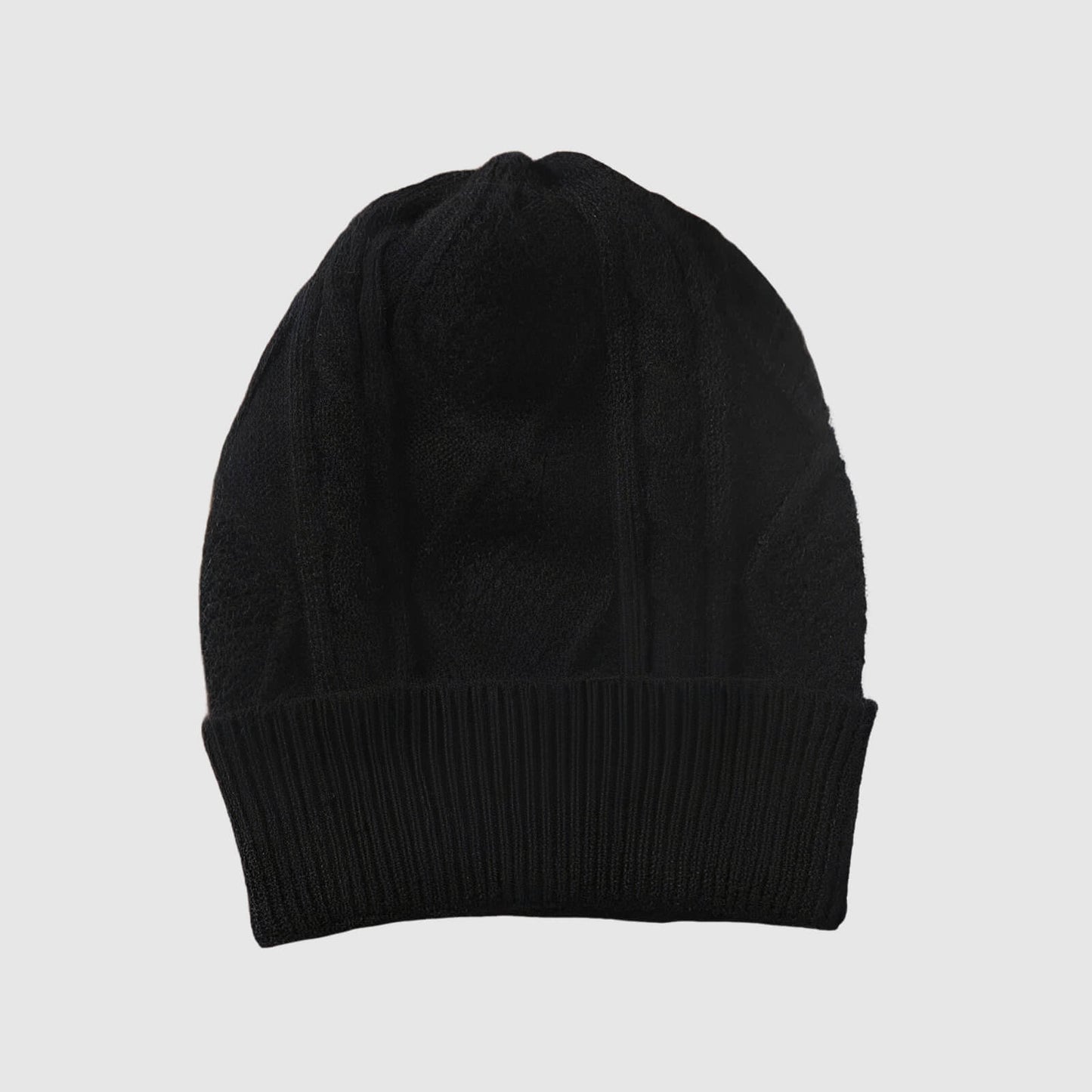 Bonnet en laine pour femme motif losange