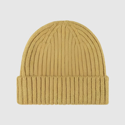 Bonnet en laine unisexe hiver épais tricoté
