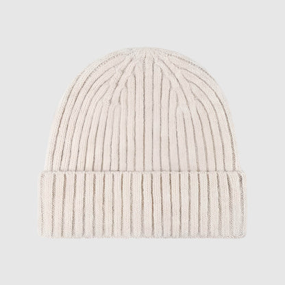 Bonnet en laine unisexe hiver épais tricoté