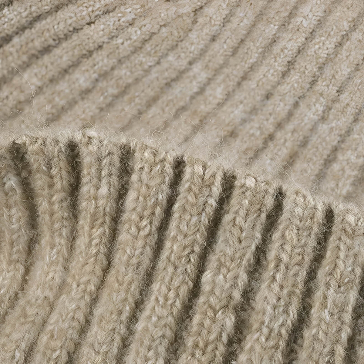 Bonnet en laine unisexe hiver épais tricoté