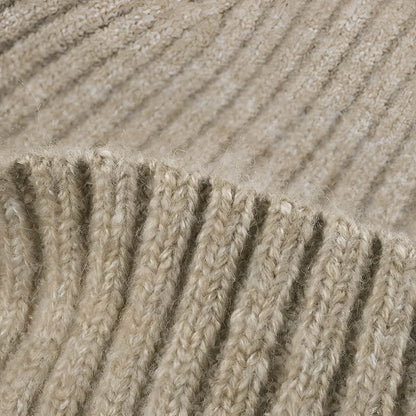 Bonnet en laine unisexe hiver épais tricoté