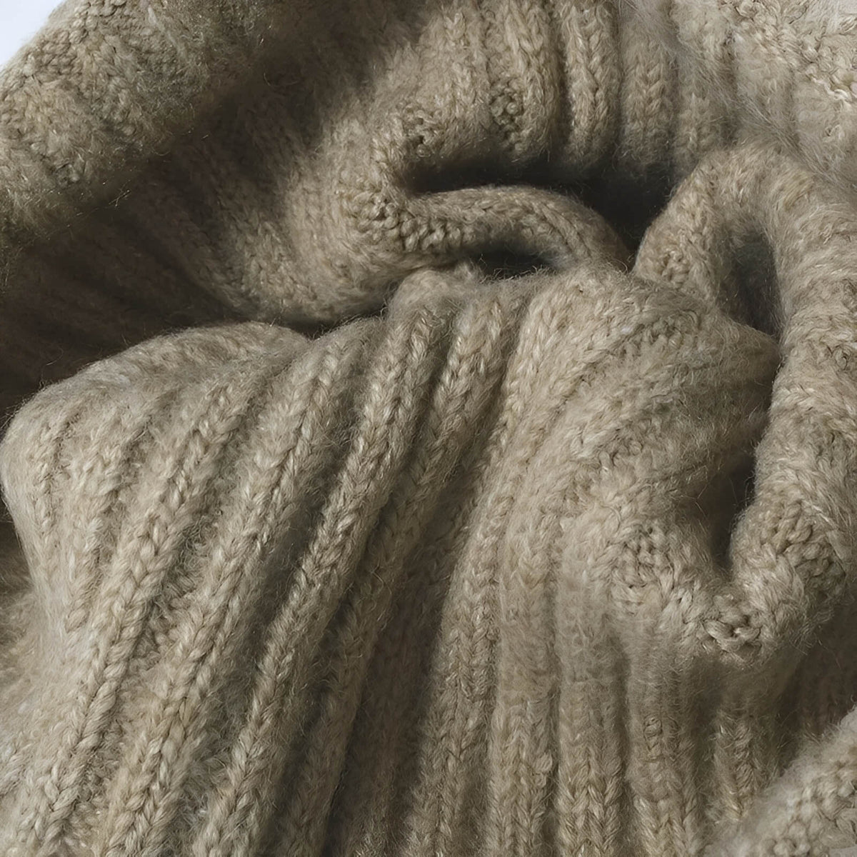 Bonnet en laine unisexe hiver épais tricoté