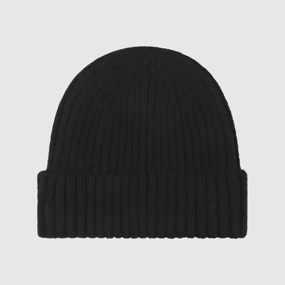 Bonnet en laine unisexe hiver épais tricoté