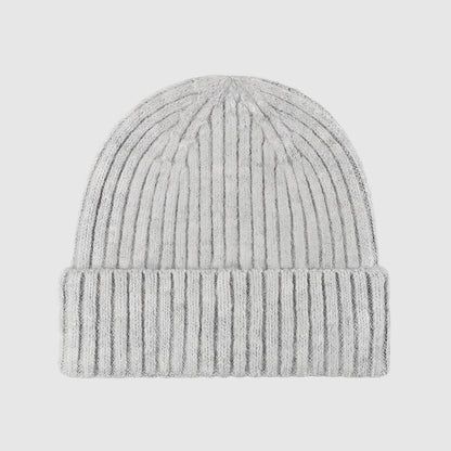 Bonnet en laine unisexe hiver épais tricoté