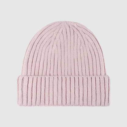Bonnet en laine unisexe hiver épais tricoté