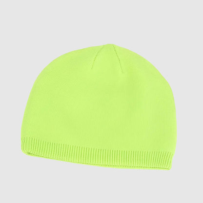 Bonnet en laine unisexe uni hiver doux