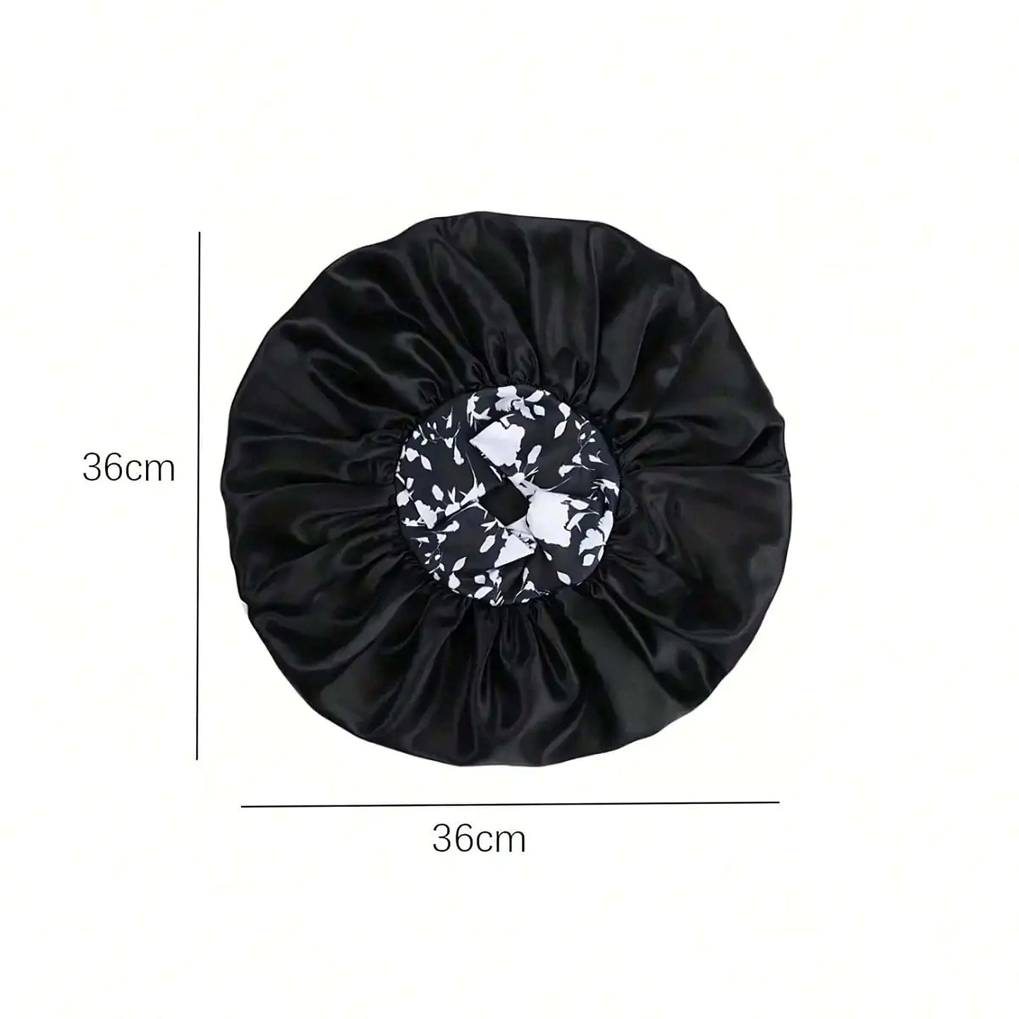 Bonnet en satin – protection respirante pour cheveux naturels