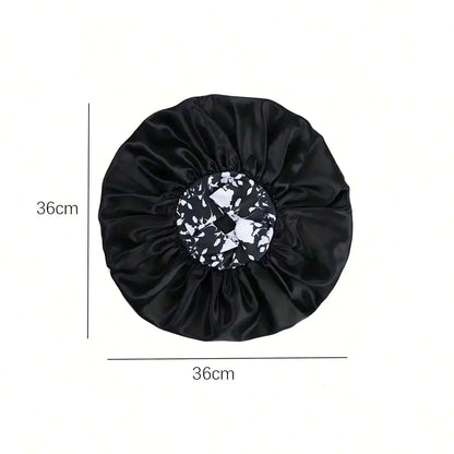 Bonnet en satin – protection respirante pour cheveux naturels